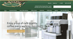 Desktop Screenshot of corpespresso.co.nz